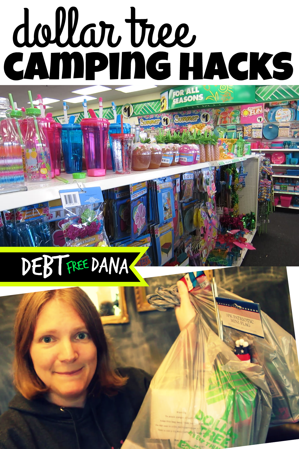 Dollar Tree Camping Hacks – Debt Free Dana